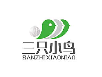 赵鹏的三只小鸟logo设计