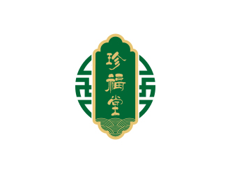 孙金泽的珍福堂电视栏目标志logo设计