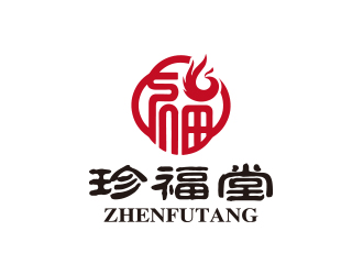 孙金泽的珍福堂电视栏目标志logo设计