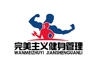 秦晓东的完美主义健身管理logo设计
