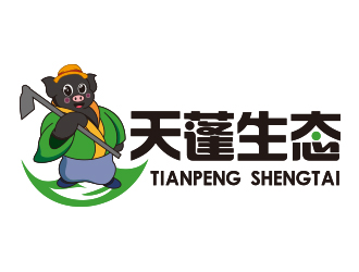 黄安悦的天蓬生态logo设计