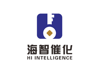陈今朝的海智催化logo设计