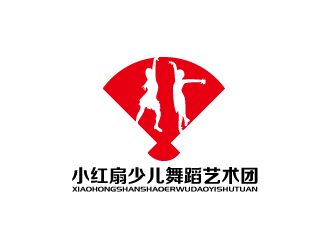 张俊的小红扇少儿舞蹈艺术团logo设计