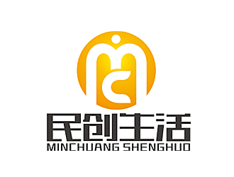 赵鹏的民创生活logo设计