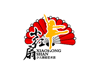 秦晓东的小红扇少儿舞蹈艺术团logo设计