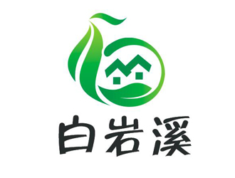 李正东的【白岩溪】茶页logo设计logo设计