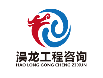 向正军的北京淏龙工程咨询有限公司logo设计