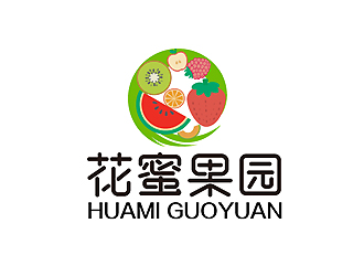 秦晓东的花蜜果园生鲜LOGO设计logo设计