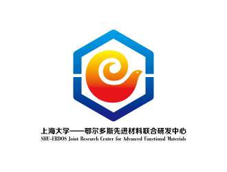 张俊的上海大学——鄂尔多斯先进材料联合研发中心logo设计