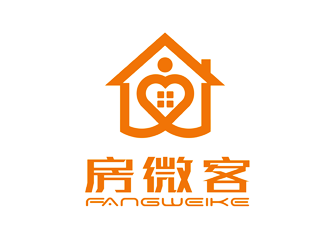 谭家强的房微客房地产销售平台标志logo设计