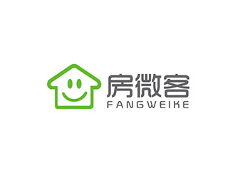 吴晓伟的房微客房地产销售平台标志logo设计