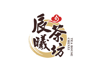 吴晓伟的辰曦茶坊logo设计logo设计