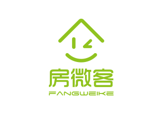孙金泽的房微客房地产销售平台标志logo设计