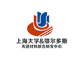 盛铭的上海大学——鄂尔多斯先进材料联合研发中心logo设计