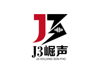 张俊的J3崛声logo设计