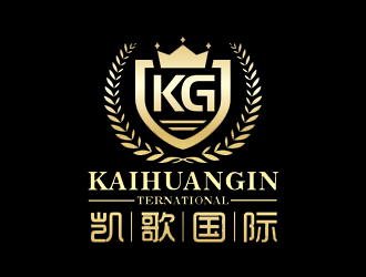 赵鹏的凯歌国际logo设计