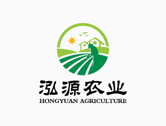 李冬冬的泓源农业logo设计