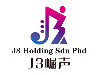 向正军的J3崛声logo设计