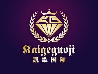 谭家强的凯歌国际logo设计