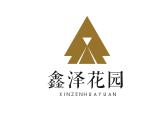 黄俊的鑫泽花园房地产logologo设计