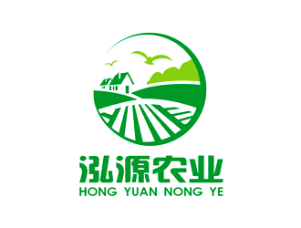 谭家强的泓源农业logo设计