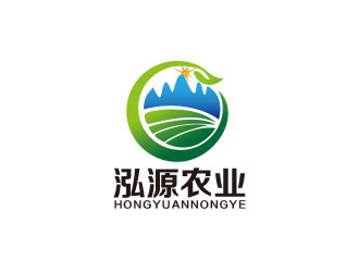朱红娟的泓源农业logo设计