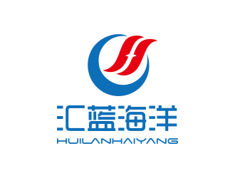 孙金泽的汇蓝海洋环保技术logo设计