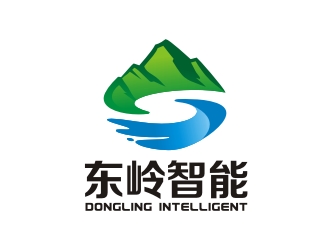 东岭智能山水logologo设计