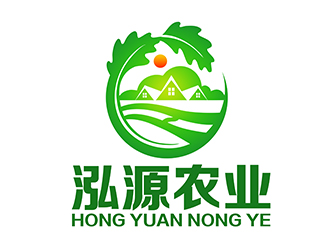 潘乐的泓源农业logo设计