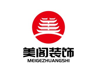 陈国伟的美阁装饰logo设计