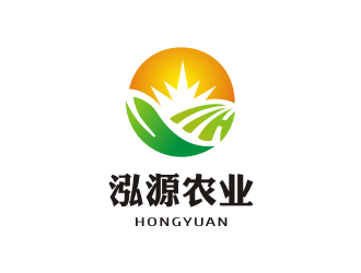 黄俊的泓源农业logo设计