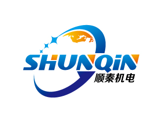 张俊的顺秦机电logo设计