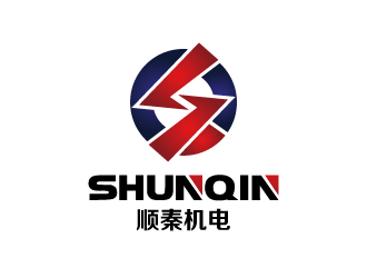 张俊的顺秦机电logo设计
