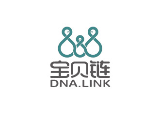 王昕的宝贝链基因检测logo设计