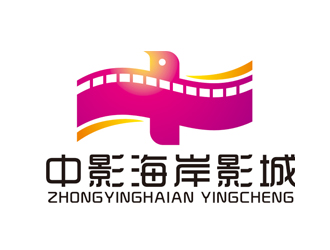 赵鹏的中影海岸影城logo设计