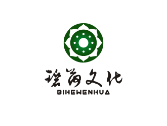 姜彦海的碧荷文化传媒公司标志logo设计