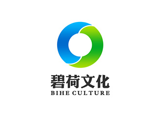 吴晓伟的碧荷文化传媒公司标志logo设计