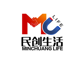 民创生活logo设计