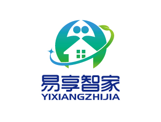 张俊的易享智家logo设计