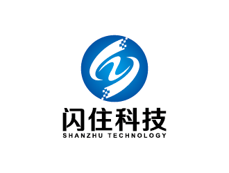 王涛的闪住科技logo设计