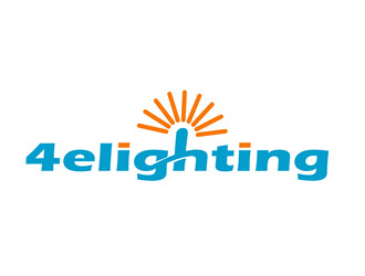 朱兵的4elighting/科艺照明logo设计