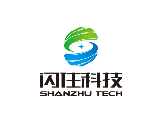 孙金泽的闪住科技logo设计