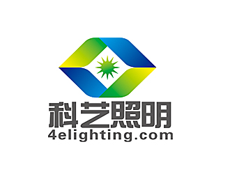 赵鹏的4elighting/科艺照明logo设计