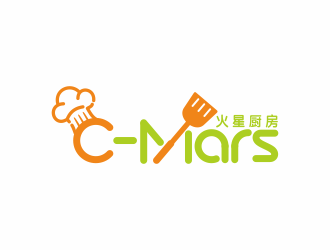 何嘉健的火星厨房 COOKING MARSlogo设计