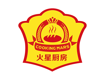 潘乐的火星厨房 COOKING MARSlogo设计