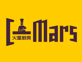 姜彦海的火星厨房 COOKING MARSlogo设计