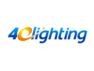 谭家强的4elighting/科艺照明logo设计