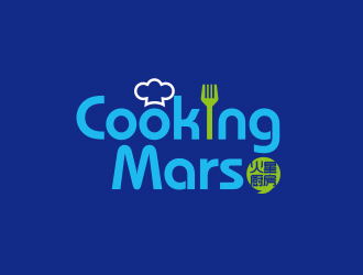勇炎的火星厨房 COOKING MARSlogo设计