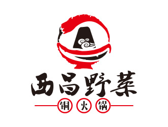 向正军的西昌野菜铜火锅logo设计