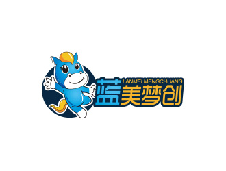 黄安悦的蓝美梦创儿童教育卡通logologo设计